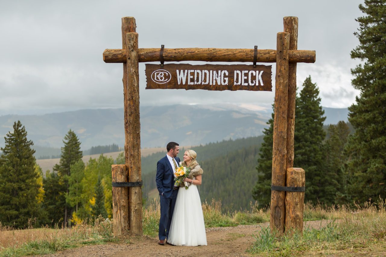 Beaver Creek Wedding Deck Ceremony
