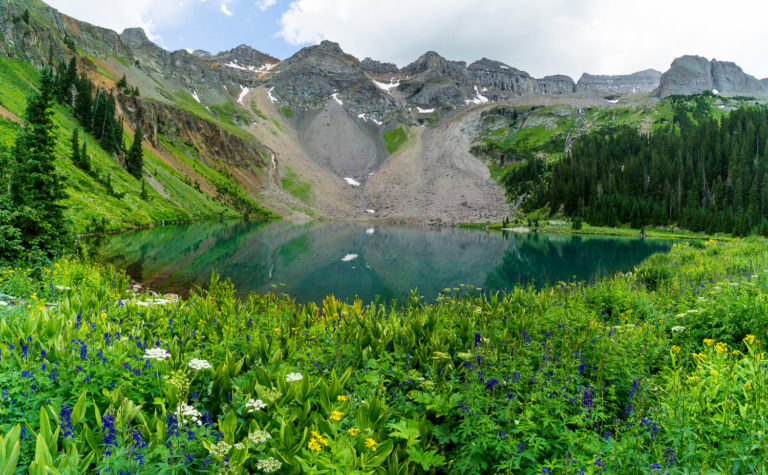 Blue Lake Colorado Hiking Adventure