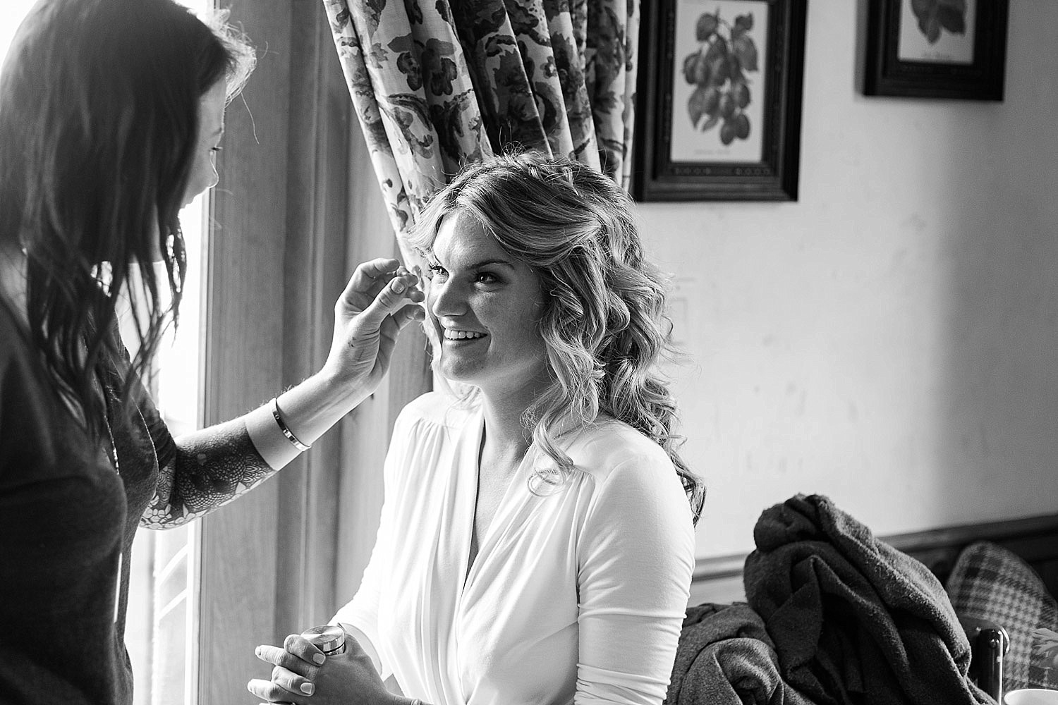 Camp Hale Colorful Fall Wedding Getting Ready In Vail