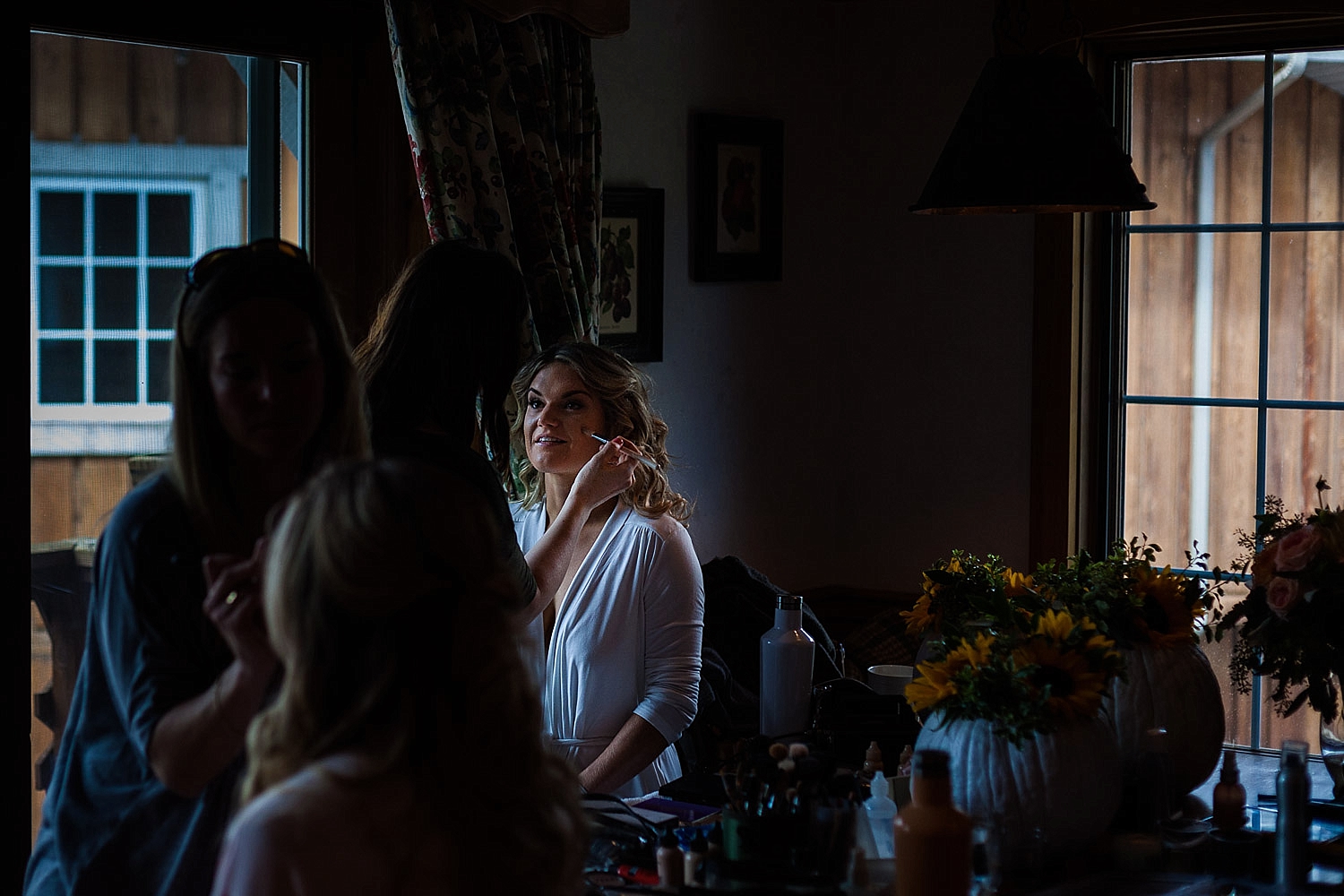 Camp Hale Colorful Fall Wedding Reception