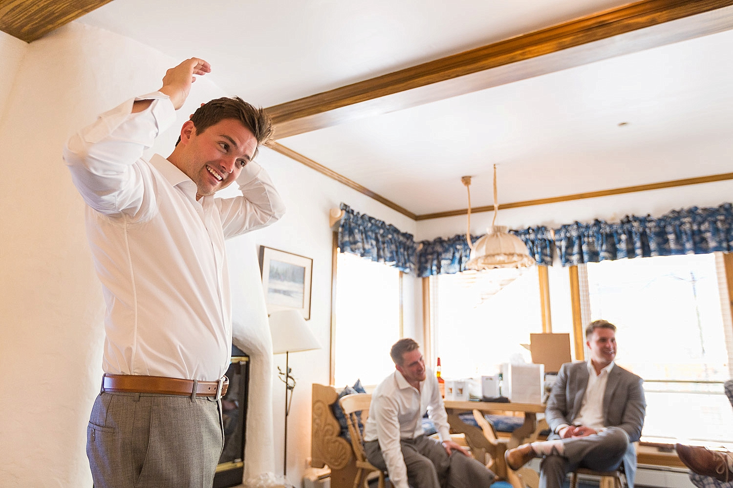 Camp Hale Colorful Fall Wedding Reception