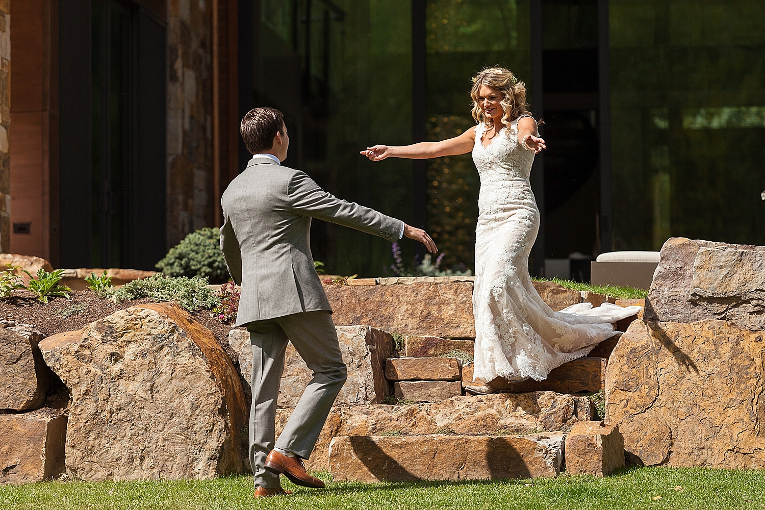 Camp Hale Colorful Fall Wedding Reception