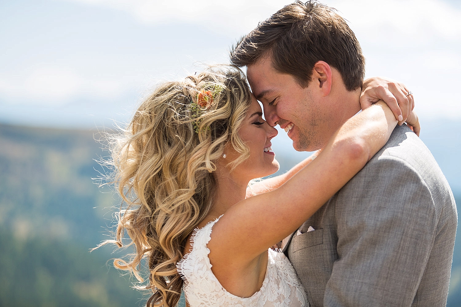 Camp Hale Colorful Fall Wedding Reception