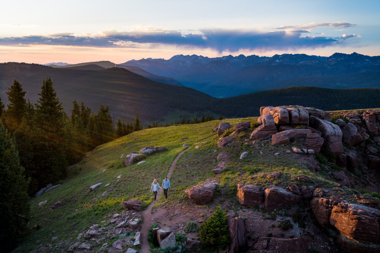 adventurous engagement photography colorado