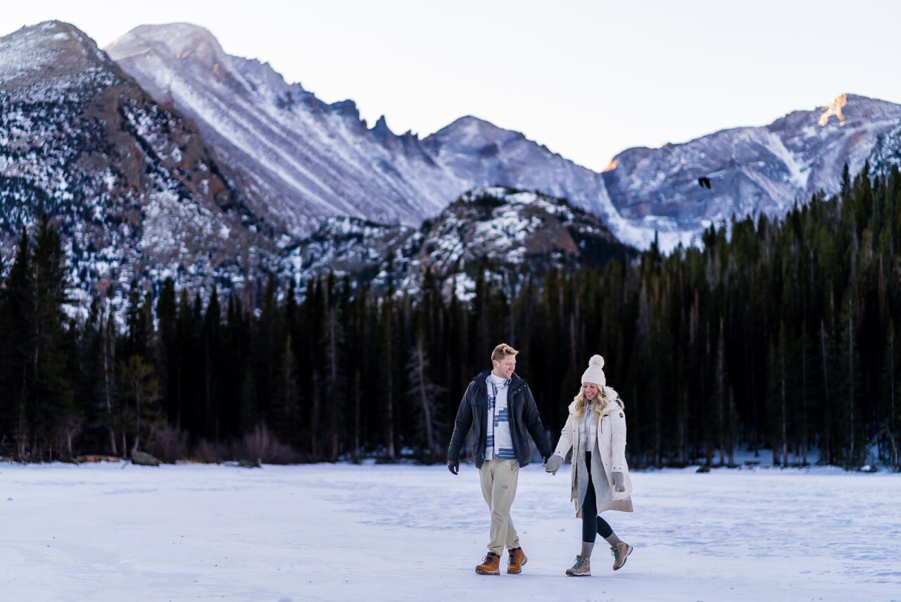 adventurous engagement photography colorado