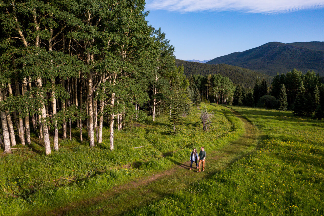 adventurous engagement photos