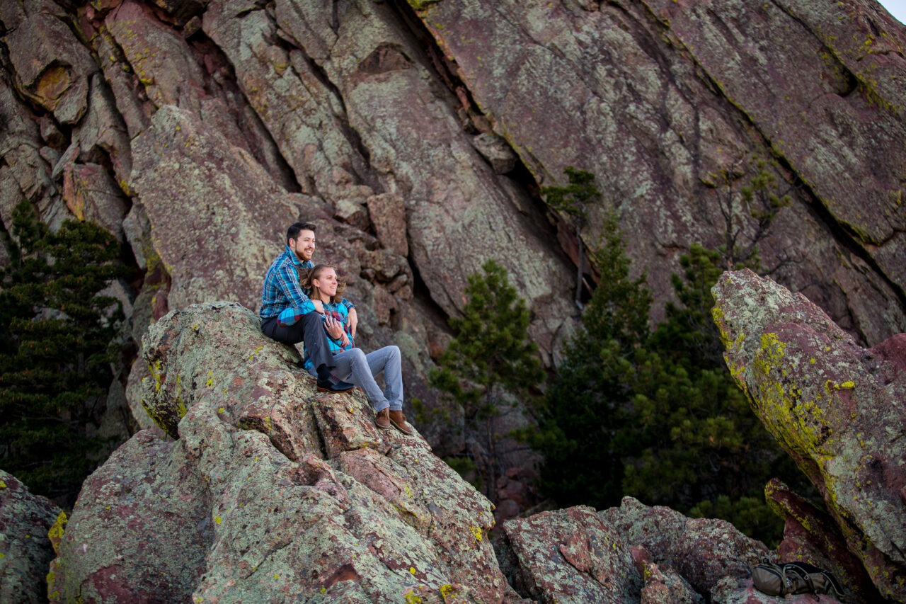 adventurous engagement photos