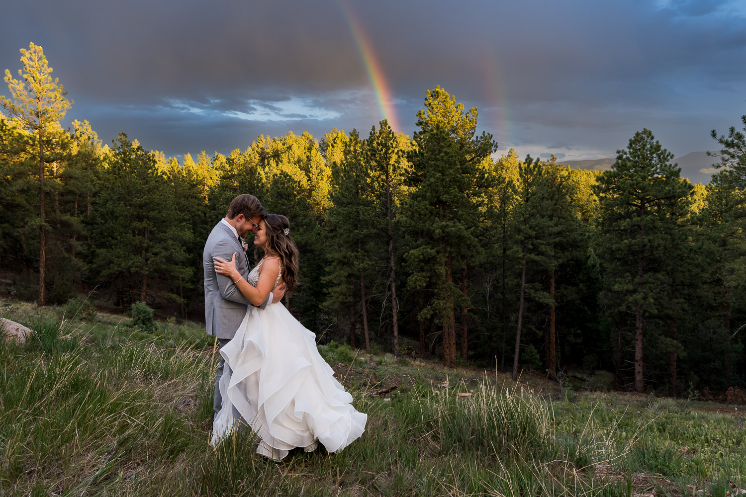 evergreen wedding photography reception