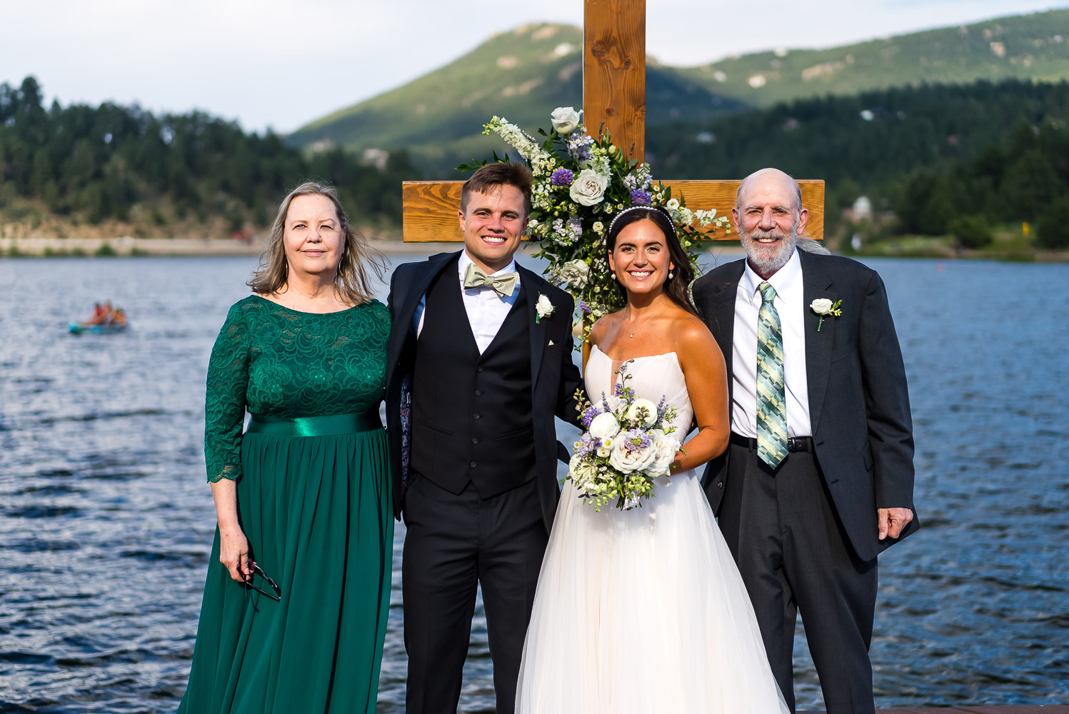 family photos at wedding