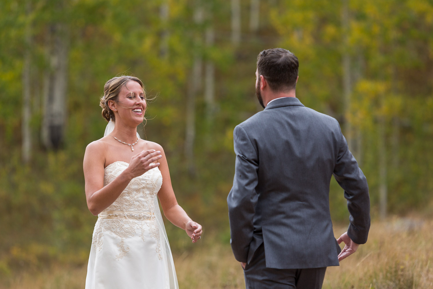 first look before my wedding