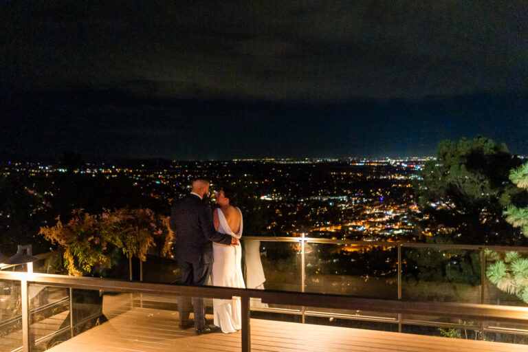 flagstaff house wedding night couples portrait