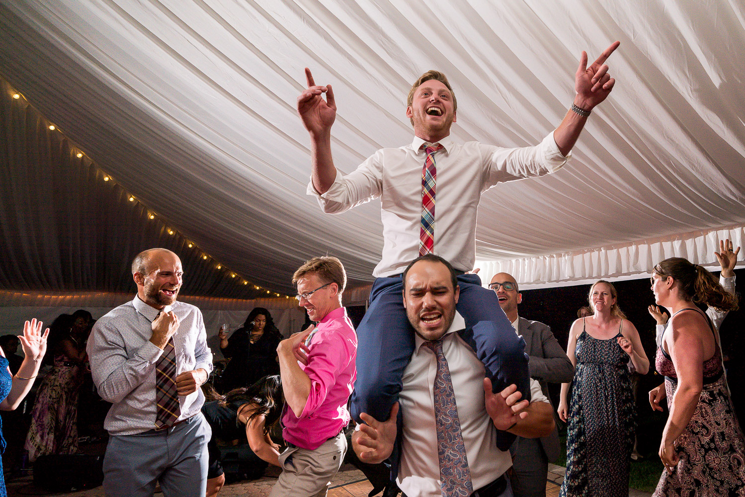 Tahoe Destination Wedding Reception Dancing
