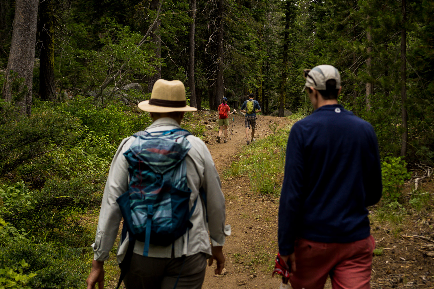 tahoe adventure wedding hike