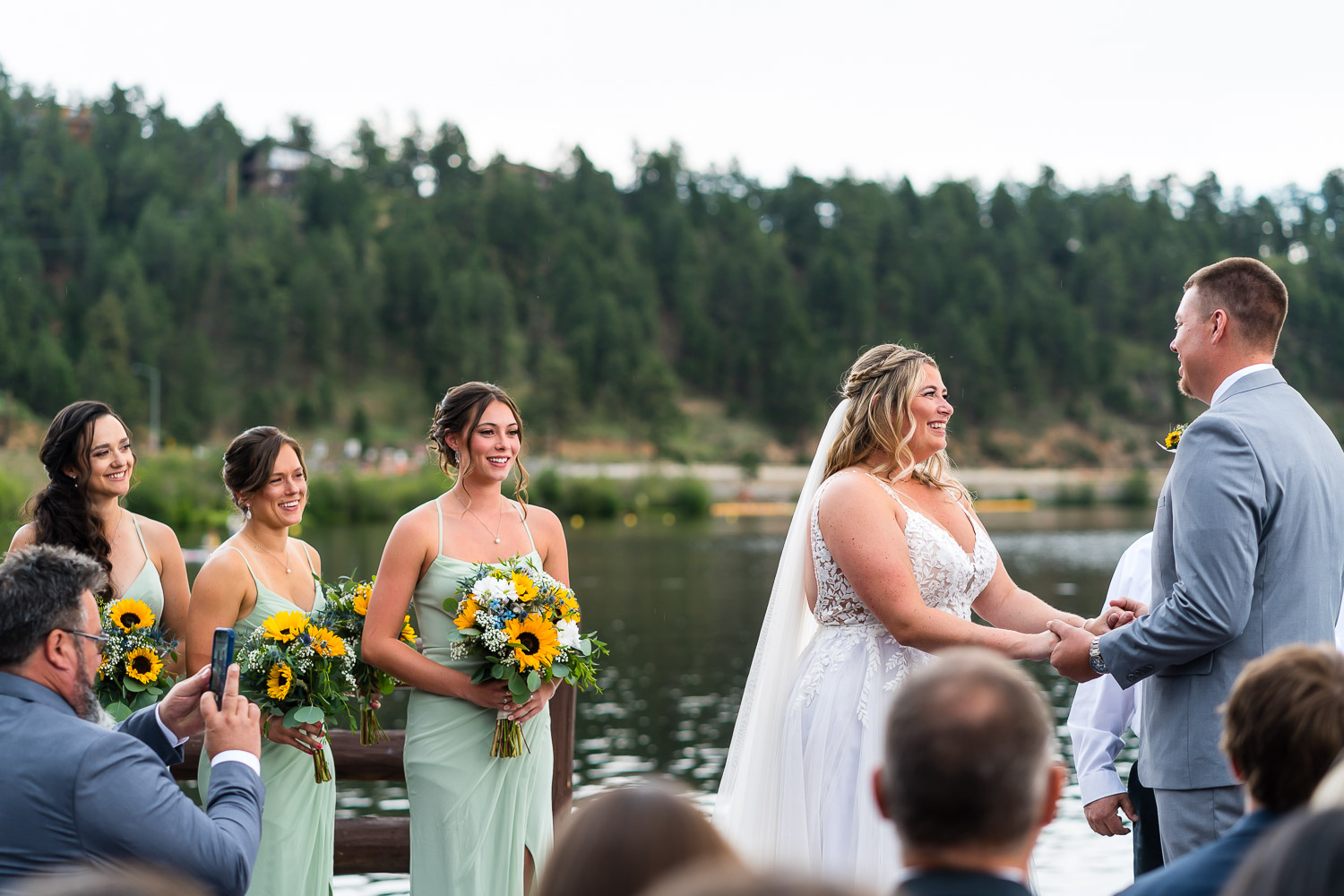 Lake House Evergreen Colorado Wedding