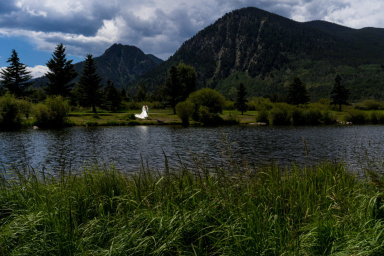 Silverthorne Pavillion Wedding river
