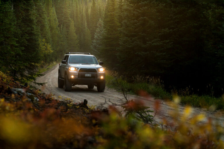 The Rule of Thirds in Photography driving offroad