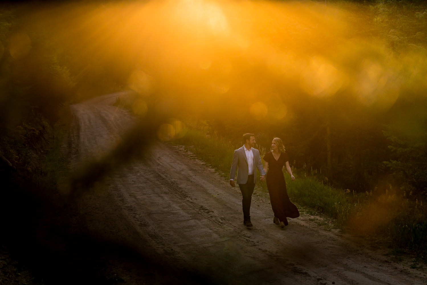 adventurous colorado mountain engagement