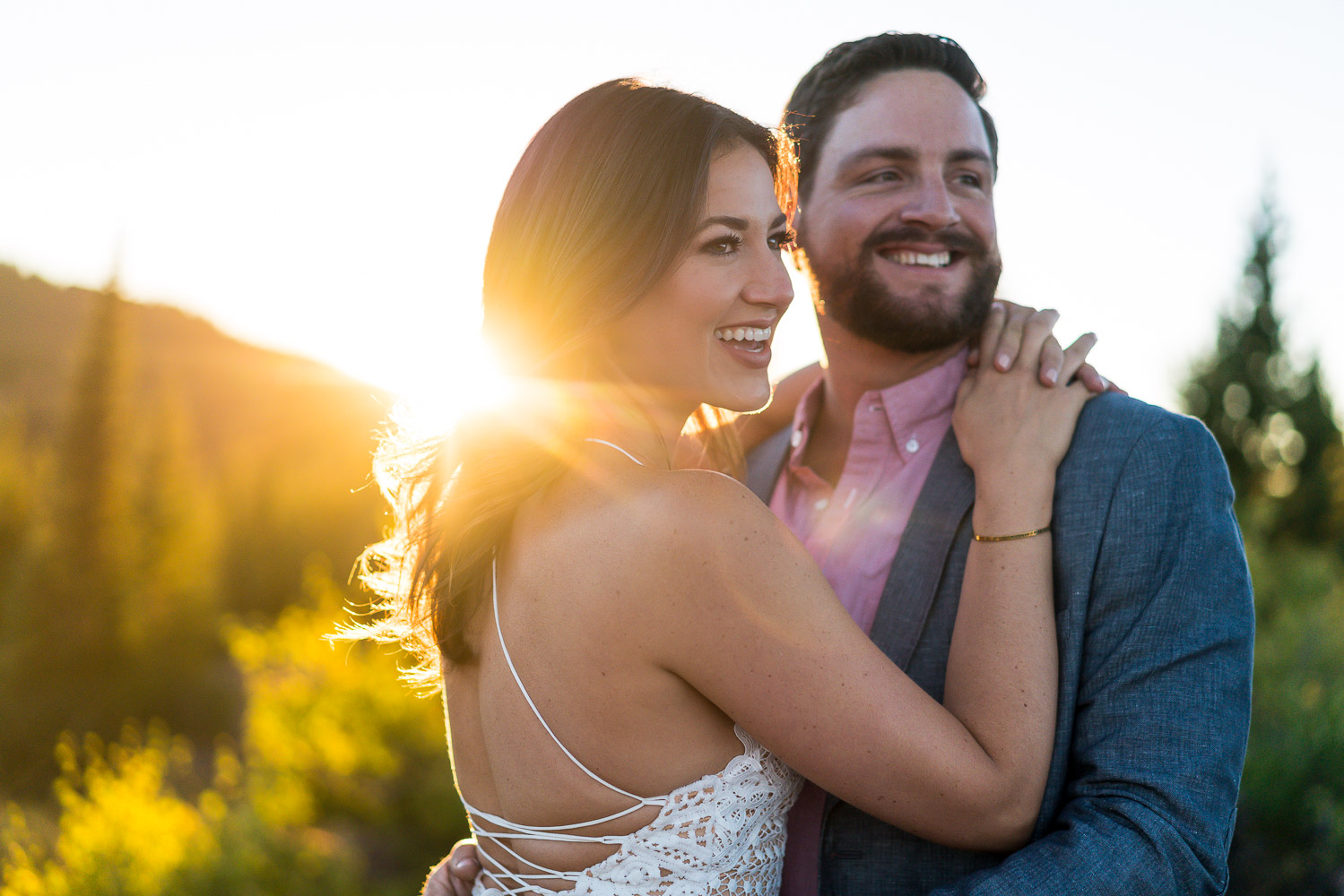 fall vail engagement photography