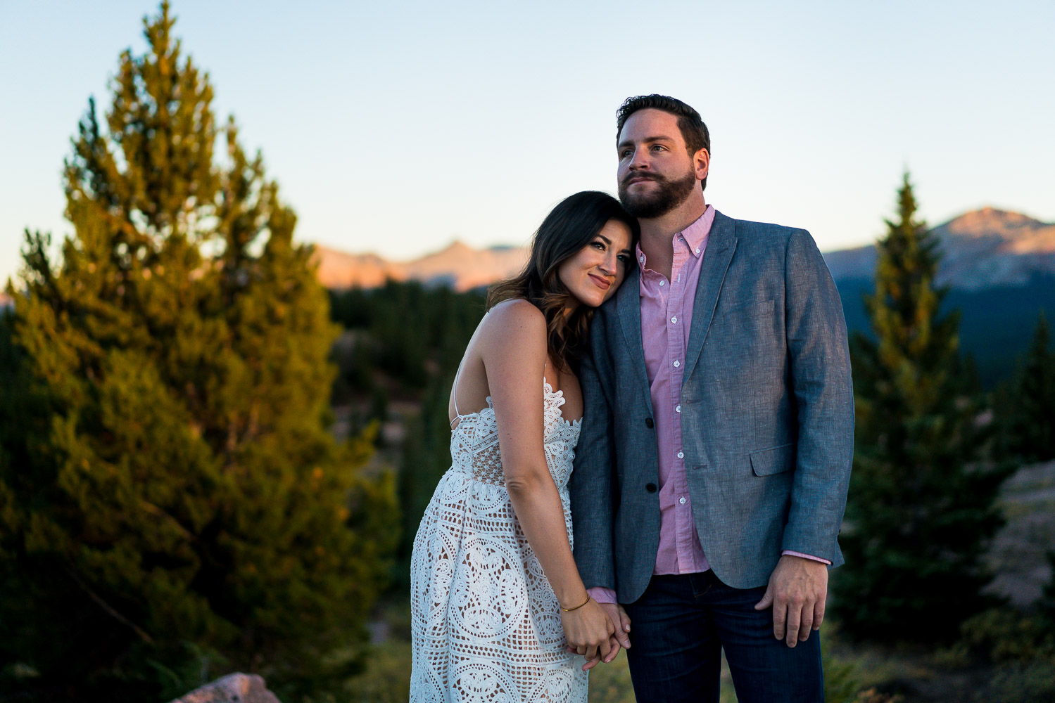 fall vail engagement photography
