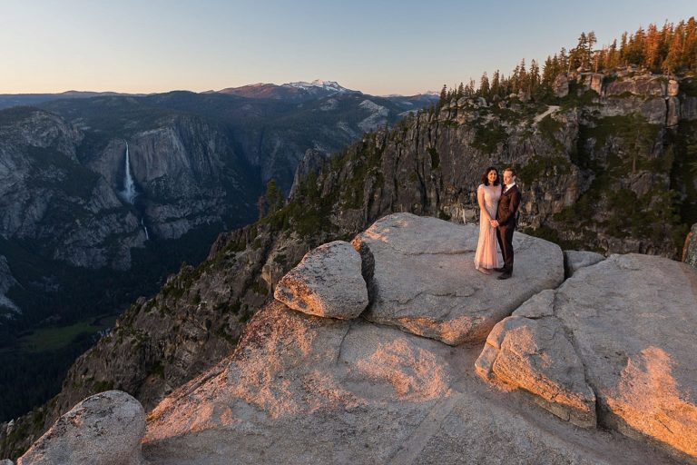 Taft Point Sunset Yosemite Wedding Photographer